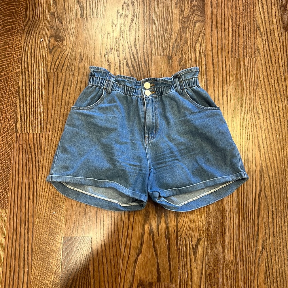 Vici Paper bag Denim Shorts
